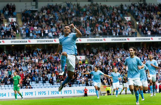 1-0 Wilton Figueiredo, 2-målsskytt, jubel med  Jimmy