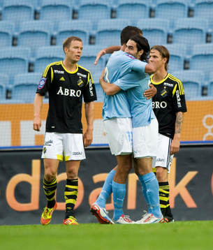 4-0 Jimmy Durmaz, Malmö, jubel och AIK depp