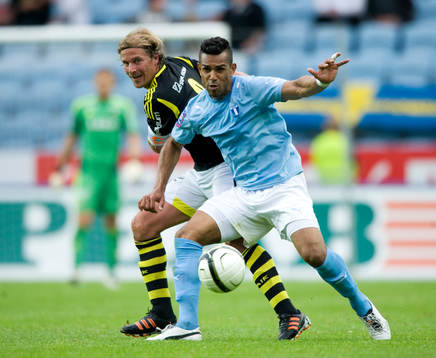Daniel Tjernström, AIK och Wilton Figueiredo, Malmö