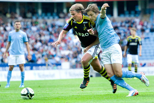 Daniel Tjernström, AIK, och Simon Thern, Malmö