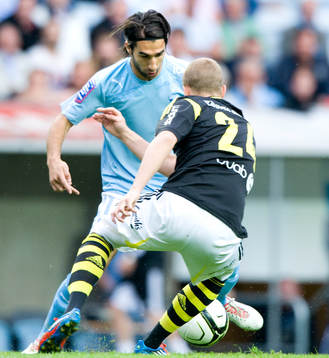 Jimmy Durmaz, Malmö och Daniel Gustavsson, AIK