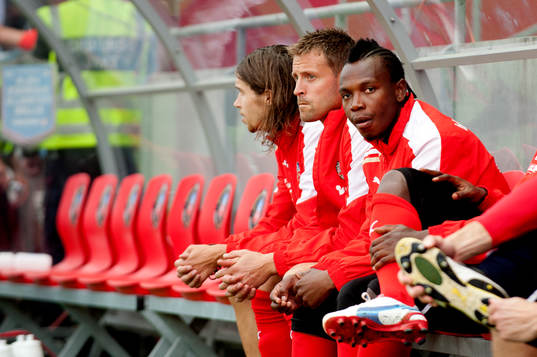 May Mahlangu, Helsingborg, blev bänkad och fick inte spela