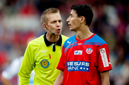 Johan Hamlin, domare och Loret Sadiku, Helsingborg