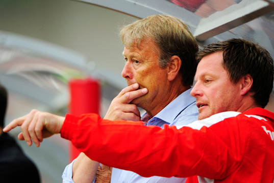 Helsingborgs nya tränarduo, Åge Hareide, tränare och