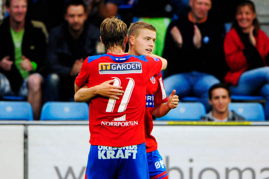 4-1 genom Alfred Finnbogason, Helsingborg, glädje, jubel