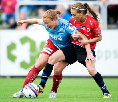 Sara Eliasson, Piteå och Kosovare Asllani, Kristianstad