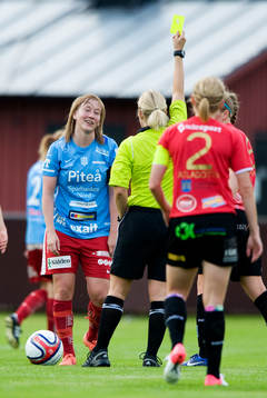 Varning, gult kort, Sofie Persson, Piteå
