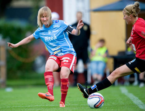 Fotboll, dam, damallsvenskan, Kristianstad - Piteå