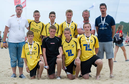 Fotboll, beachfotboll, P97, final, IFK Hässleholm - Wash