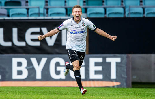 Daniel Bamberg, Örebro, jubel, 0-1