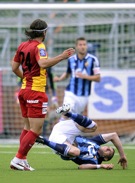 James Keene, Djurgården blir fälld av Haris Skenderovic,