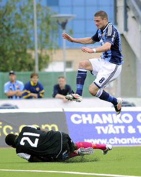 James Keene, Djurgården missar målet