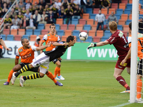 Celso Borges, AIK, gör 1-0