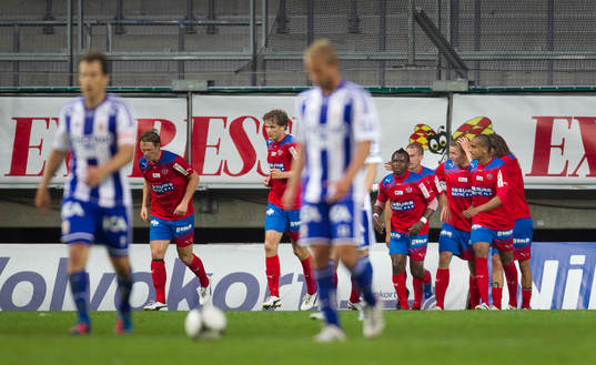 1-1. Helsingborgs Alfred Finnbogason kvitterade