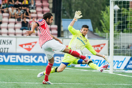 Jimmy Durmaz, Malmö utmanar Jonas Sandqvist, målvakt