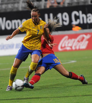 Petra Andersson, Sverige och Virginia Torrecilla, Spanien