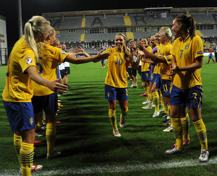 Elin Rubensson, Sverige hyllas av lagkamraterna