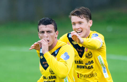 1-0, Erton Fejzullahu, Mjällby, grattas av Viktor Agardius