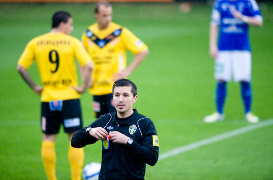 Avspark, Bojan Pandzic, domare