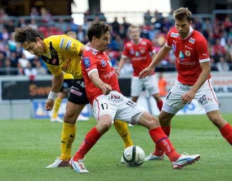 1-1, Daniel Mendes, Kalmar och Stefan Ishizaki, Elfsborg