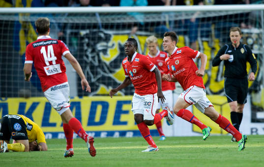 2-1, segermål av Melker Hallberg, Kalmar