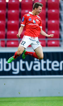 2-1, segermål av Melker Hallberg, Kalmar