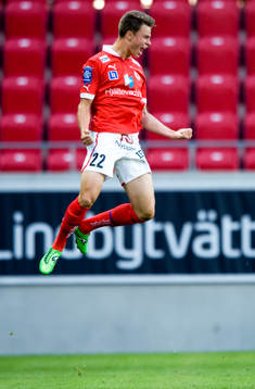 2-1, segermål av Melker Hallberg, Kalmar