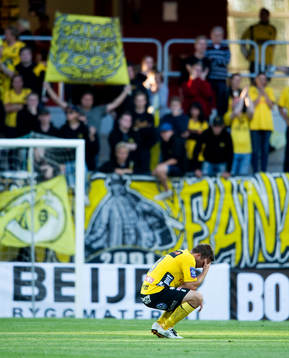 Slutsignal, Elfsborg, målskytten Anders Svensson sitter