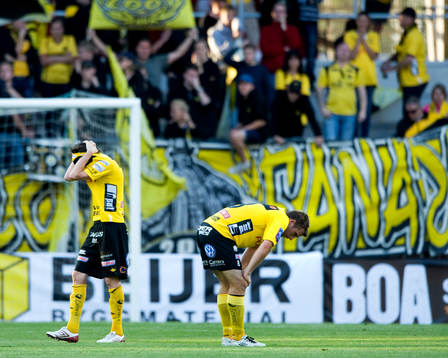 Slutsignal, Elfsborg, målskytten Anders Svensson sitter