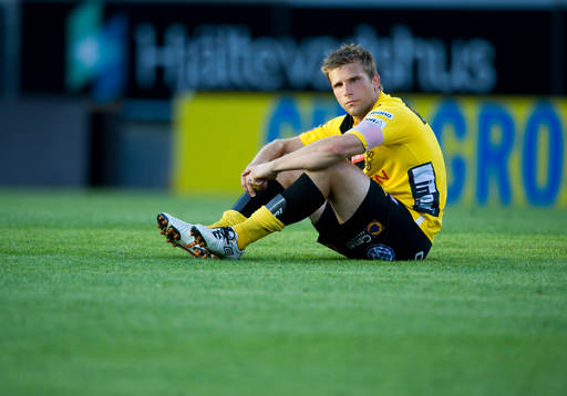 Slutsignal, Elfsborg, målskytten Anders Svensson sitter