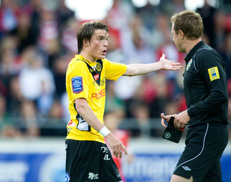 Protest, Lasse Nilsson, Elfsborg och Markus Strömbergsson,