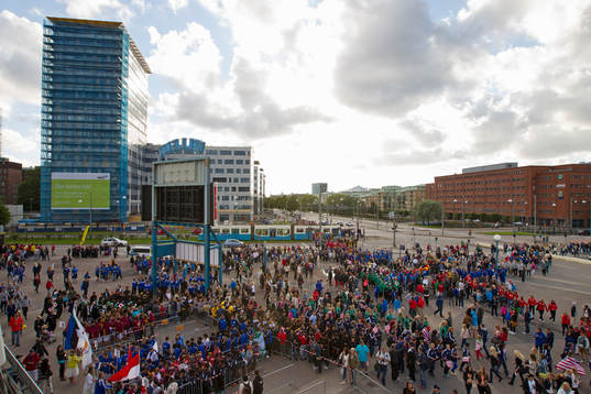 Fotboll, Gothia Cup, Invigning