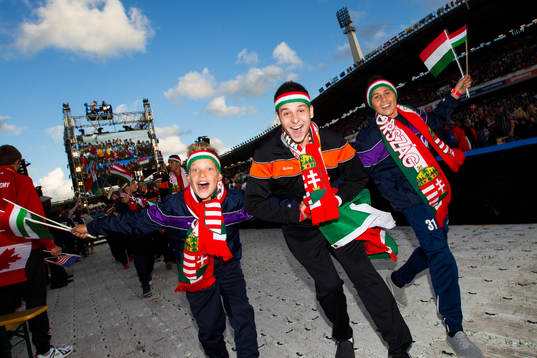 Fotboll, Gothia Cup, Invigning