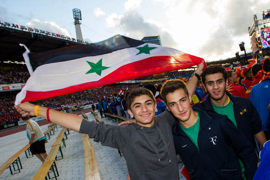 Fotboll, Gothia Cup, Invigning