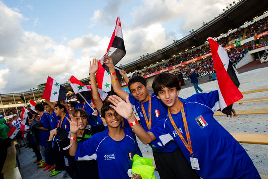 Fotboll, Gothia Cup, Invigning