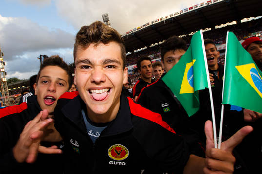 Fotboll, Gothia Cup, Invigning