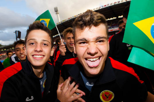 Fotboll, Gothia Cup, Invigning