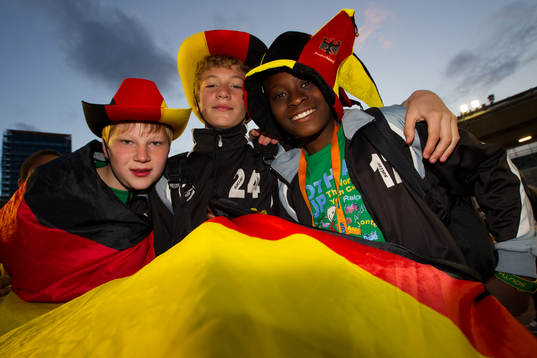 Fotboll, Gothia Cup, Invigning