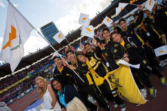 Fotboll, Gothia Cup, Invigning