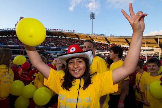 Fotboll, Gothia Cup, Invigning