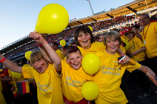 Fotboll, Gothia Cup, Invigning