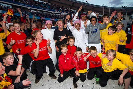 Fotboll, Gothia Cup, Invigning