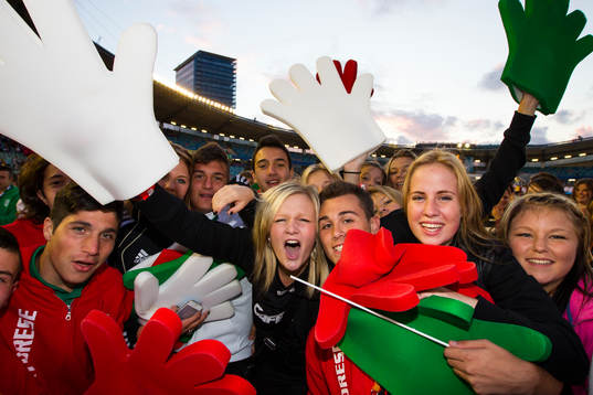 Fotboll, Gothia Cup, Invigning