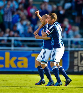 Daniel Sjölund och Joona Toivio, Djurgården, jubel