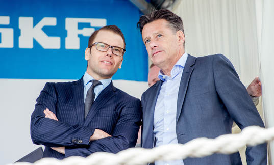 Prins Daniel i samtal med Stefan Lundin, sportdirektör SEF