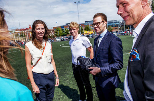 Erica Källström, konceptansvarig och Jonatan Sandberg,