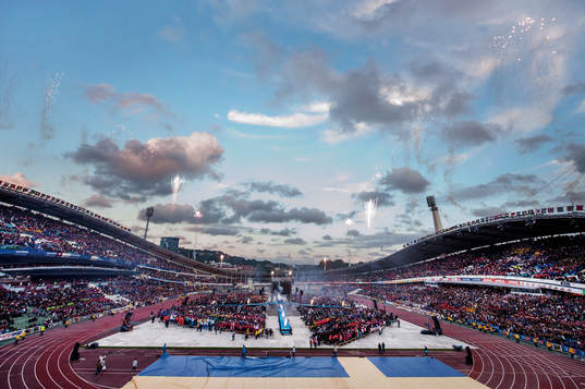 Fotboll, Gothia Cup, Invigning