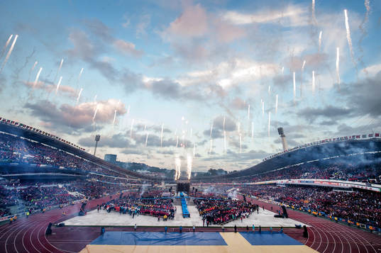 Fotboll, Gothia Cup, Invigning