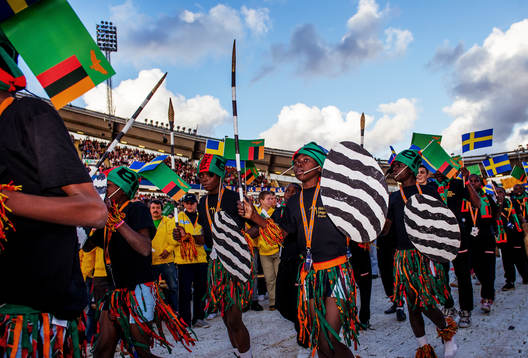 Fotboll, Gothia Cup, Invigning