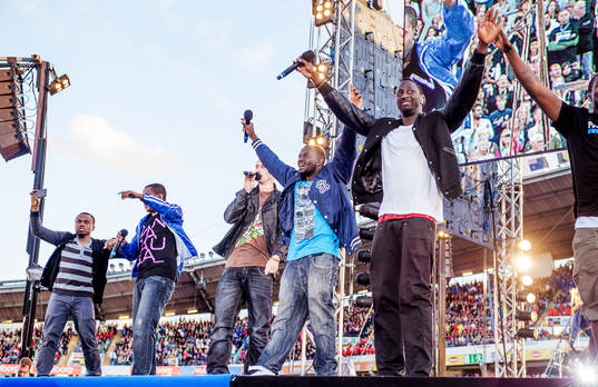 Fotboll, Gothia Cup, Invigning